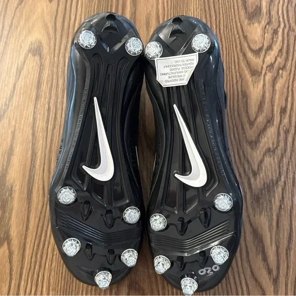 Size 14 Nike Force Savage Pro Detachable Football Cleats Black 902677-010 NEW - Picture 6 of 8